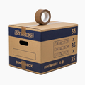 10 Cajas de Cartón para Mudanza y Almacenaje 55x35x35 cm – Cajas de Embalaje Resistentes, Canal Reforzado, Ideales para Mudanza, Trastero y Envíos
